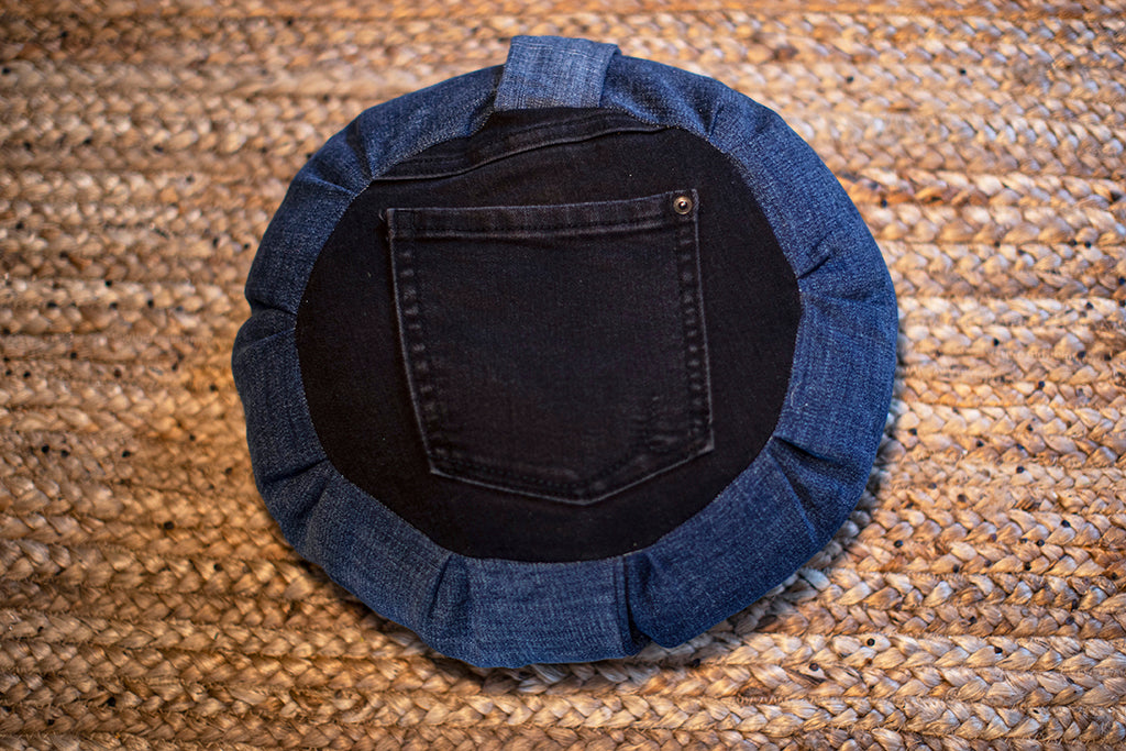 DENIM Peace Pocket Cushion (Kids) - FREE SHIPPING