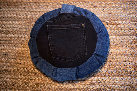 DENIM Peace Pocket Cushion (Kids) - FREE SHIPPING