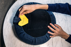 DENIM Peace Pocket Cushion (Kids) - FREE SHIPPING